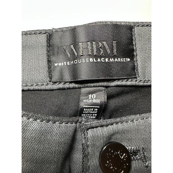White House Black Market Coated High Rise Skinny Modal Jeans Women’s Size 10 - Picture 5 of 7